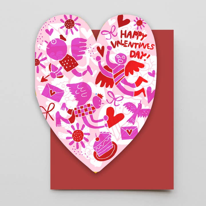 Joyous Valentine Heart *FOIL* for wholesale by Hammerpress