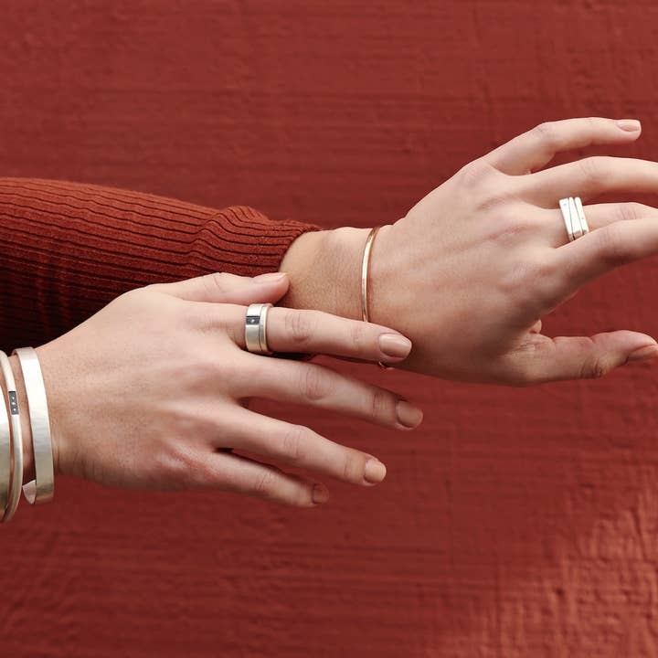 Colleen Mauer Designs - Vente Bracelet jonc - Bracelet individuel épais6