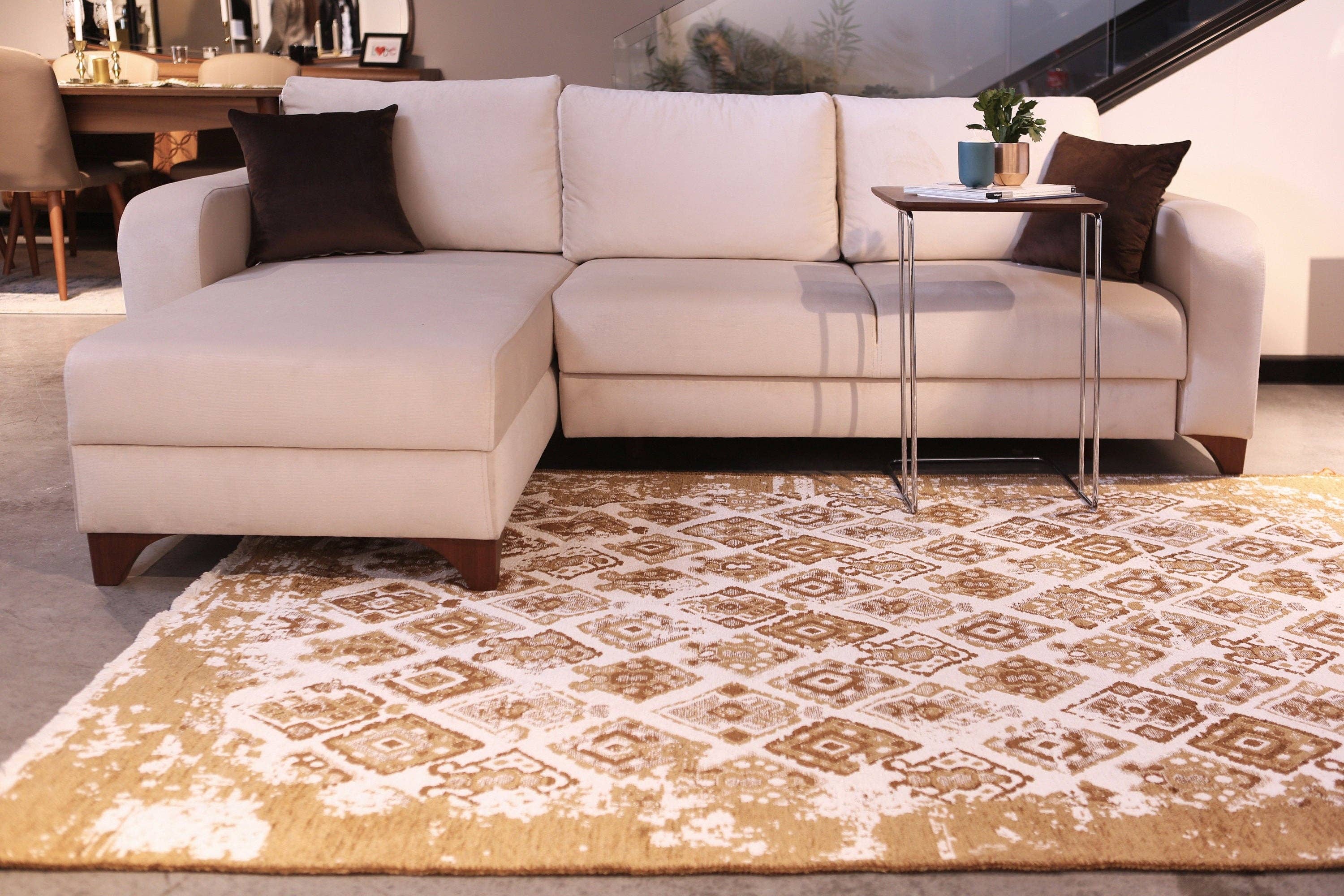 Alfa Rich Inc – wholesale Matta – Rosa grå matta, vändbar tvättbar bomull 8x10 områdesmatta för vardagsrum sovrum kök barnkammare matsal Boho dekor estetisk rosa grå 8x104