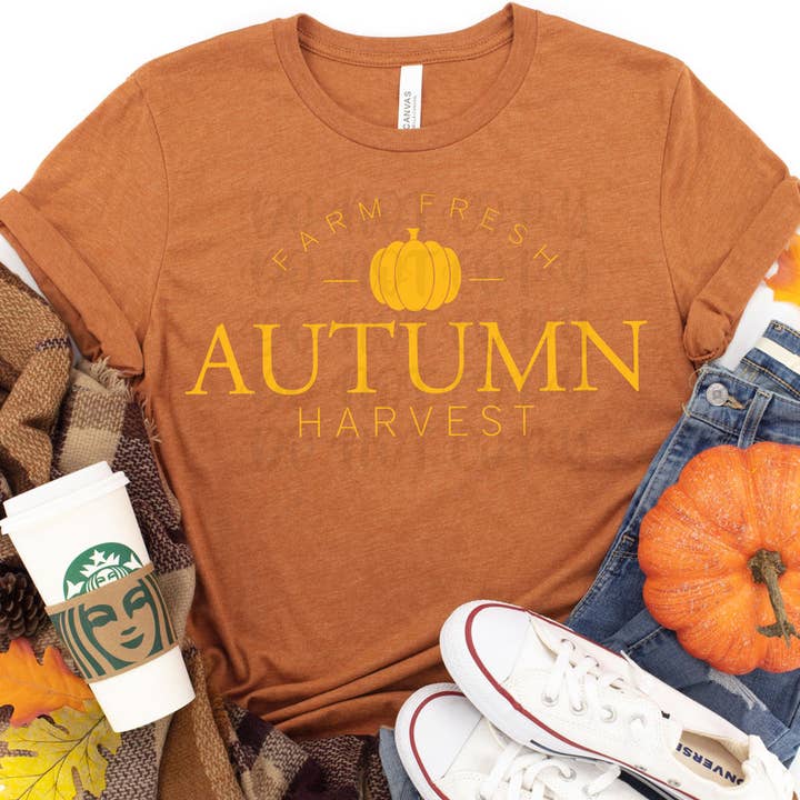 Autumn Harvest DTF Heat Transfer for wholesale by Trendy Transfers