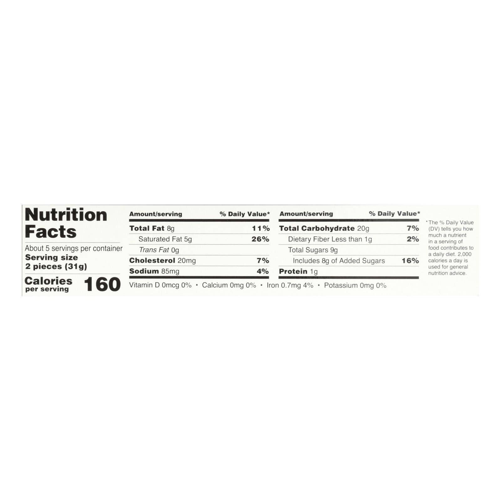 Everyday Supply Co - Wholesale Cookie - Walkers Shortbread - Chocolate Chip - Case Of 6 - 4.9 Oz.1