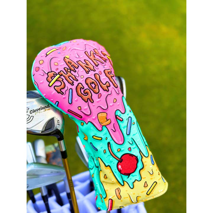 Shank It Golf - Wholesale Sporting Accessories - Drippy Ice Cream Driver Cover