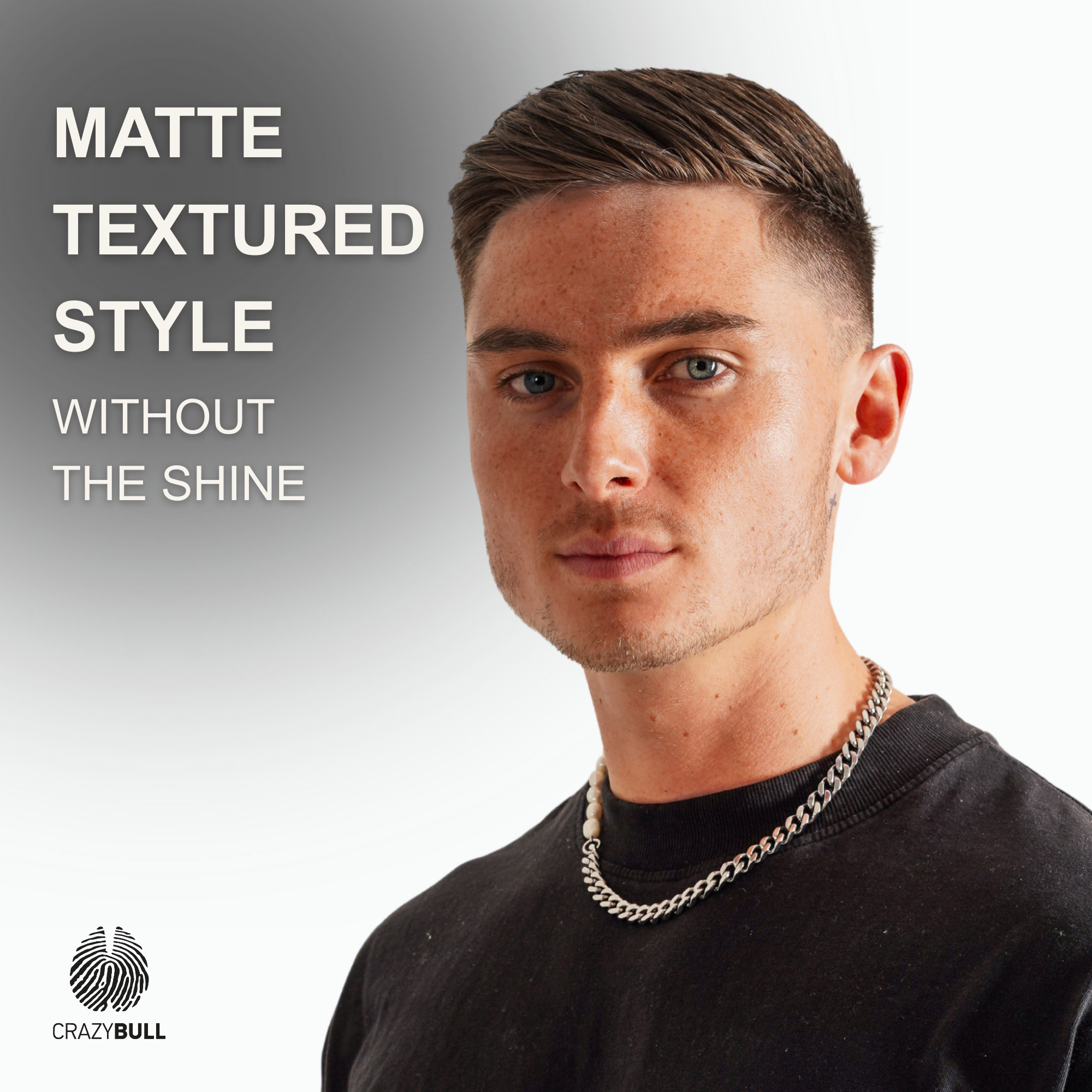 CRAZY BULL HAIR PRODUCTS - Wholesale Hair Texture Balm/Paste/Pomade - Crazy Bull MattMeUp Med Hold Styling Matte Paste 6 Pack2