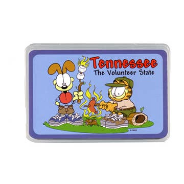 Cartes à jouer Tennessee Garfield Camping pour la vente par Jenkins Enterprises