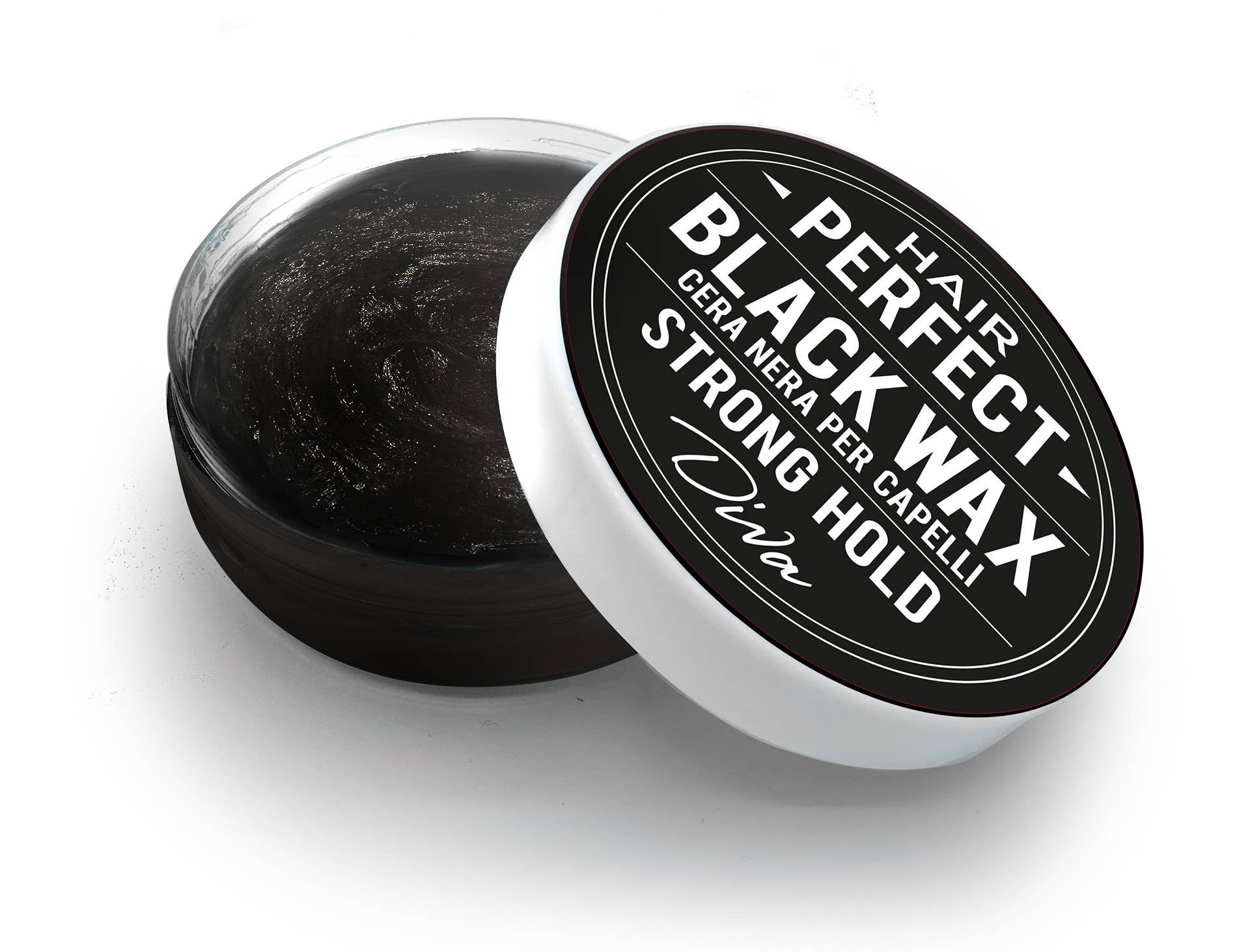 DIVA DISTRIBUZIONE SRL – Cera de cabelo - Homem por atacado – CERA PRETA CERA DE CABELO PRETO