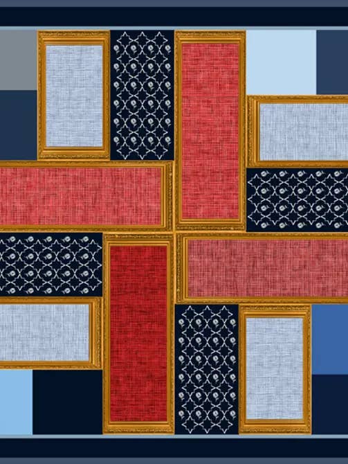 FOULARD JULIETTE- BLUE for wholesale by Versace 19.69 Abbigliamento Sportivo SRL