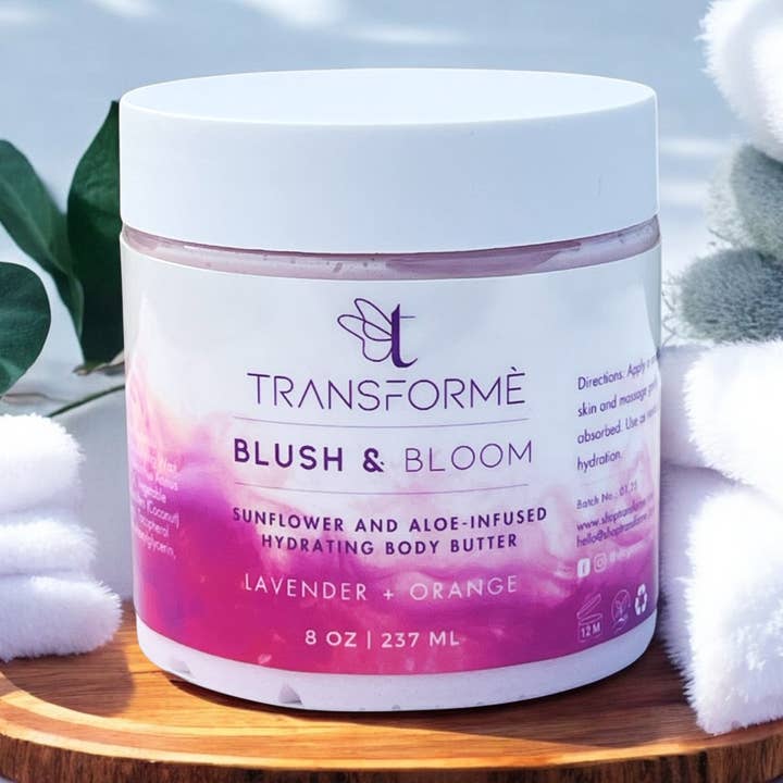 Blush & Bloom Körperbutter für den Großhandel von Transformè