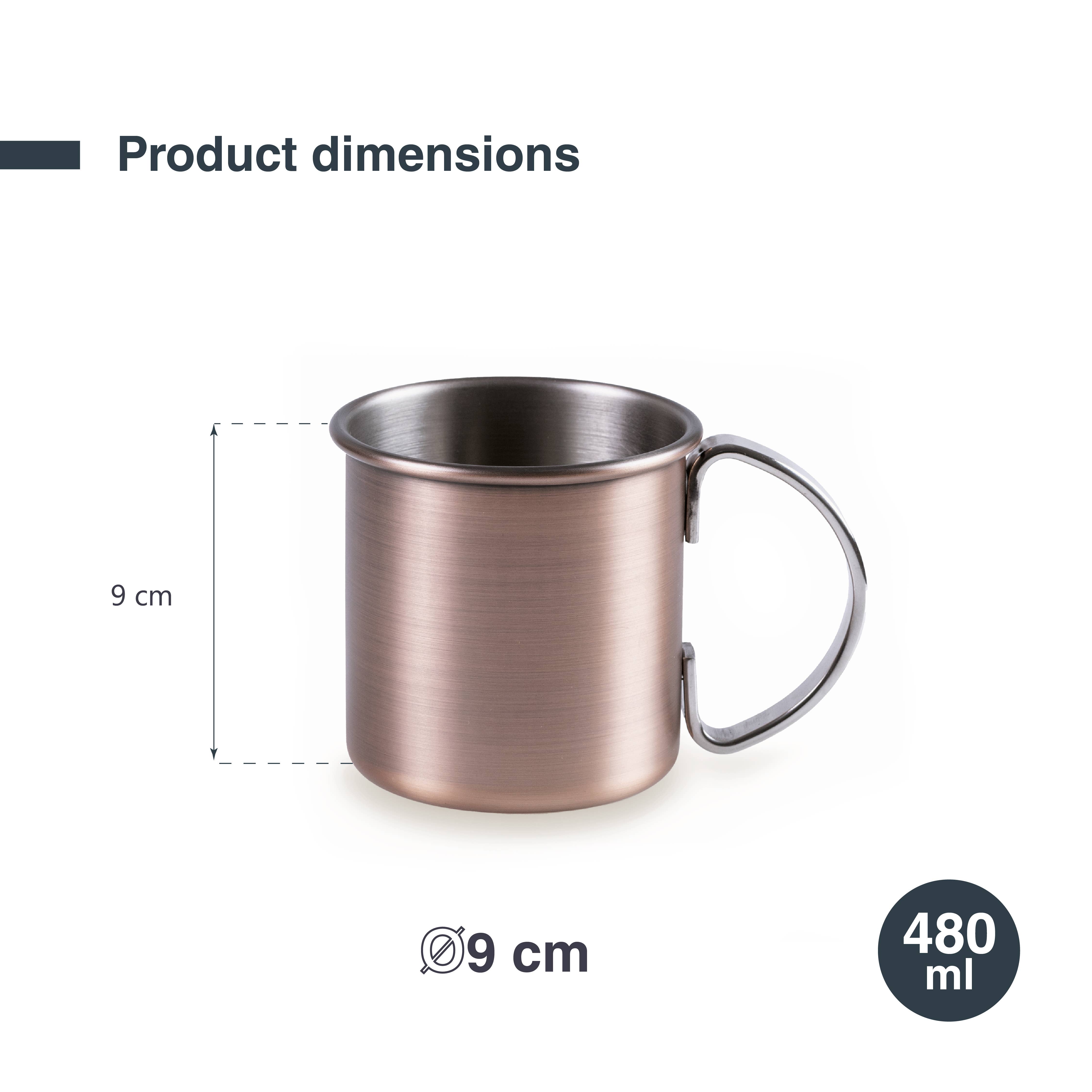 LACOR MENAJE PROFESIONAL S.L. - Vente Verres à cocktail/alcool - Tasse Moscow Mule 480 ml2