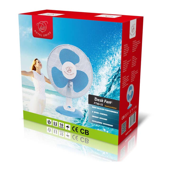 Liten bordsfläkt för wholesale av Royal Swiss