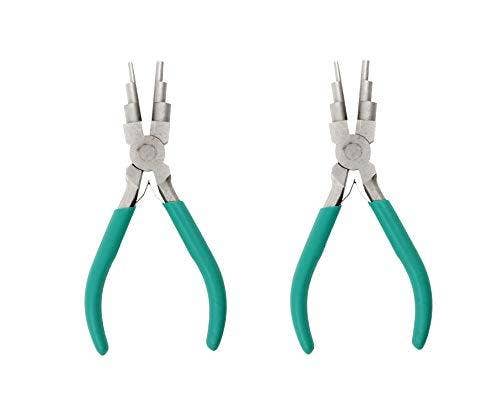 Mandala Crafts – wholesale Craft tool – Looping Pliers Bailing Pliers for Bail Making Jewelry Making 6 Step 2 Sets by Mandala Crafts7