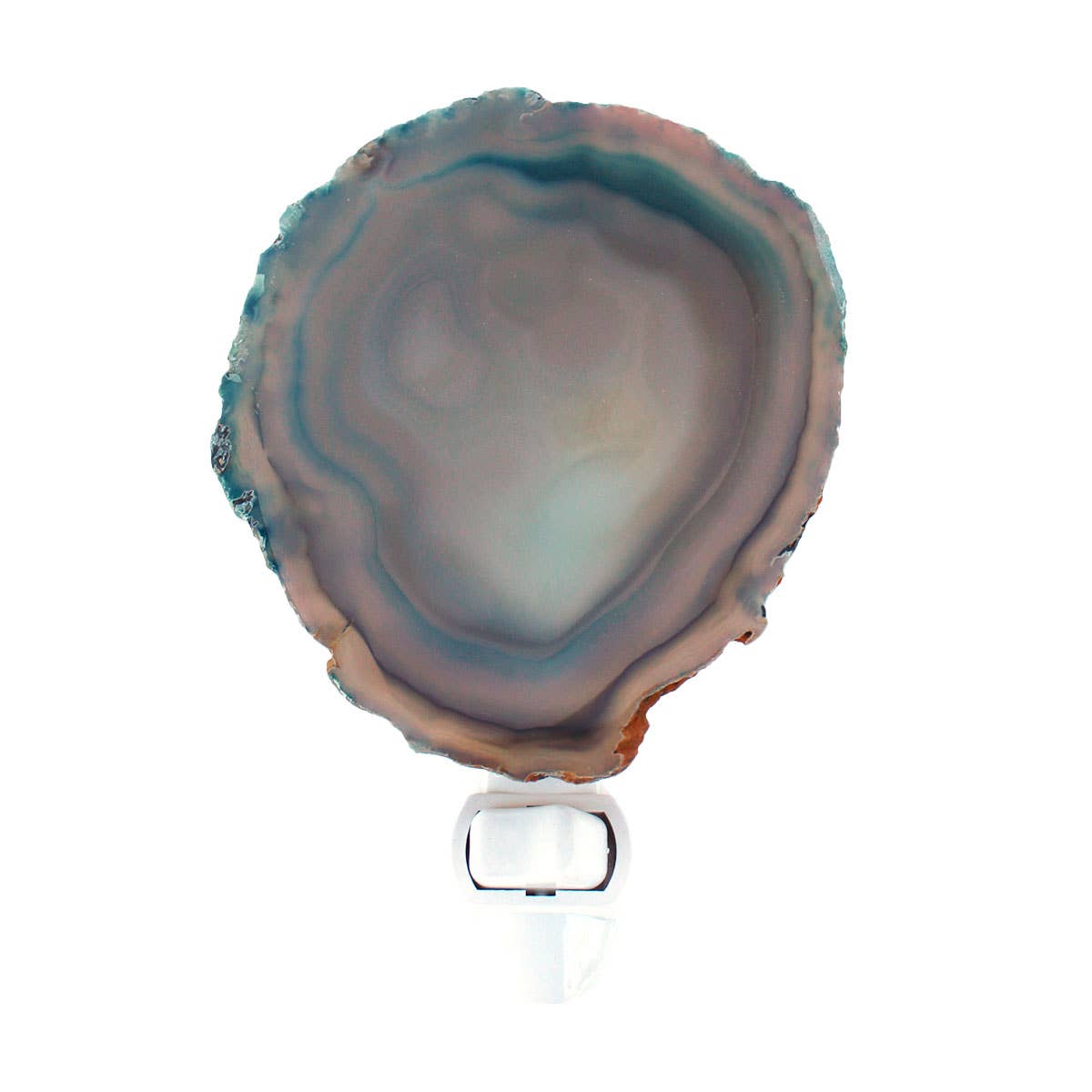 California Seashell Company - Wholesale Night Light - 3.5-4" Sliced Agate Night Light- Choose from Assorted Colors3