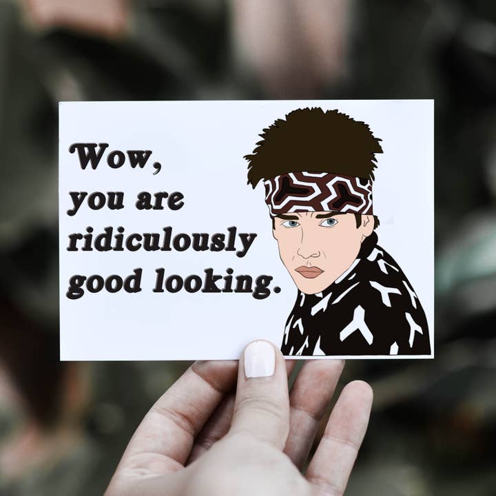 Cartão de Saudação Zoolander por atacado de Geeked Out Greetings