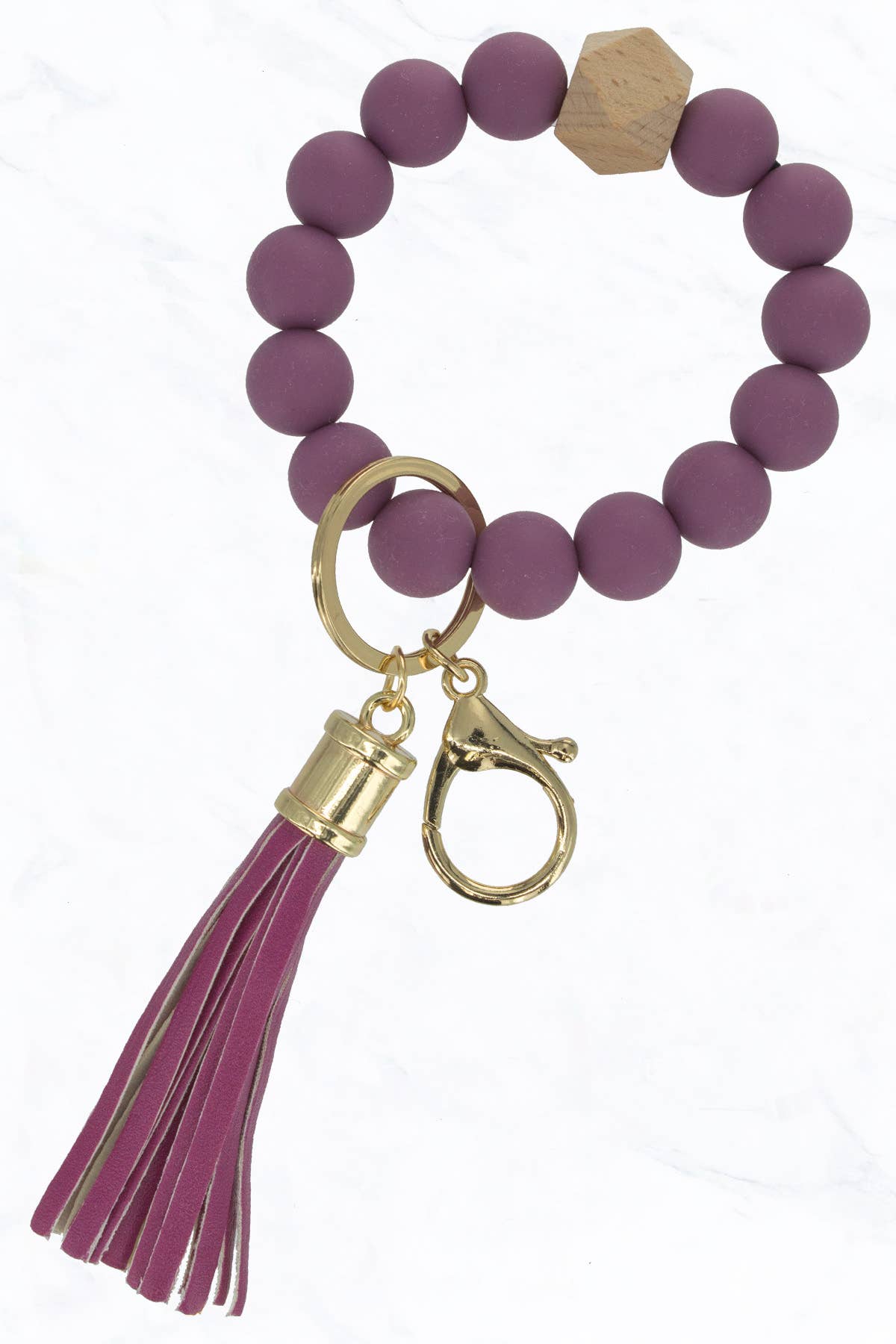 Suzie Q USA - Vente Porte-clés – femme - Porte-clés anneau avec perles en silicone colorées17