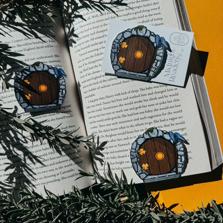 Midnight Readers Shop - Wholesale Bookmark - Hobbit Door Magnetic Bookmark | Hobbit Bookmarks | Fantasy Bookmark | Bookish Gift | Lord of the Rings bookmark4