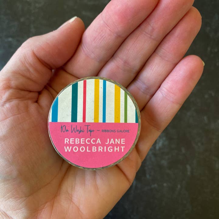 Rebecca Jane Woolbright - Wholesale Washi Tape - Ribbons Galore Washi Tape | eco-friendly, 15mm x 10m, easy-tear