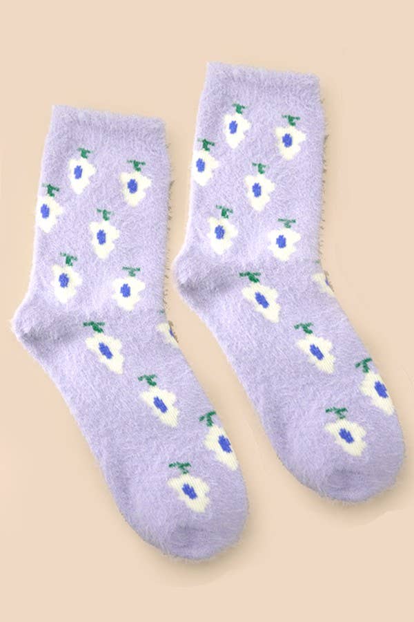 JOSSLYN by wall to wall - Wholesale Socks - Women's - WARM CHINLON SOFT FLEECE FUZZY SOCKS | 40S020530