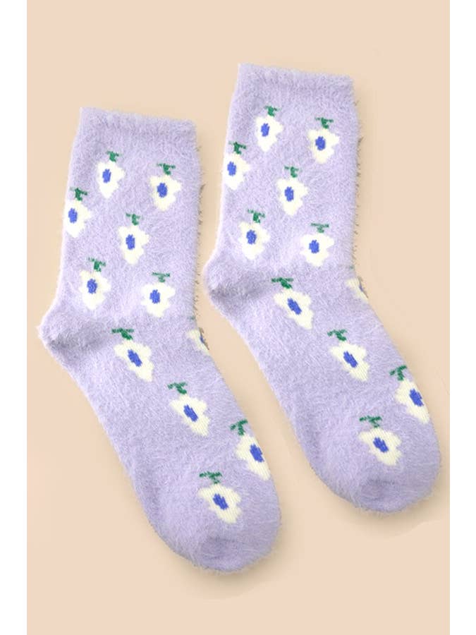 JOSSLYN by wall to wall - Wholesale Socks - Women's - WARM CHINLON SOFT FLEECE FUZZY SOCKS | 40S02053