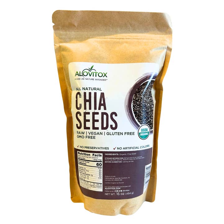 Sementes de Chia 16oz por atacado de Alovitox