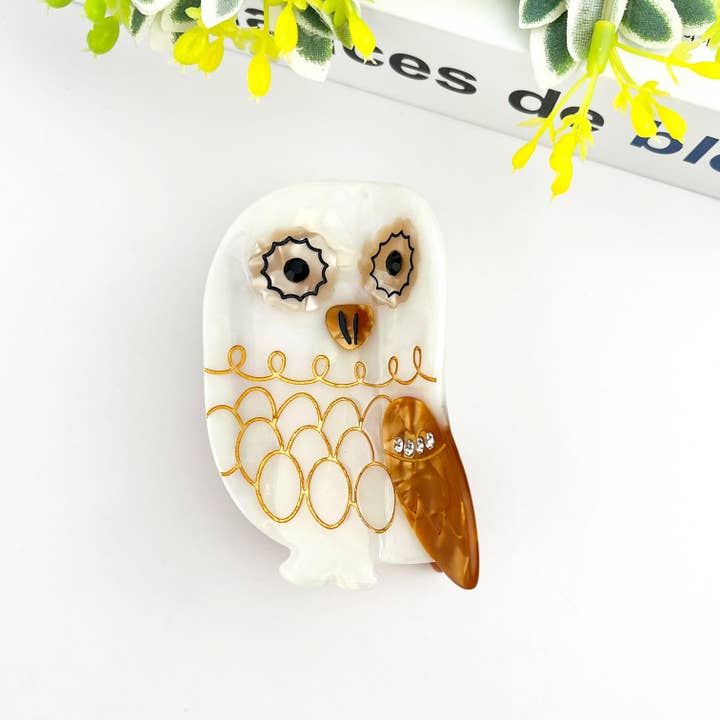 TheDivaSoap - Wholesale Hair Clip - Women's - Owl Claw Clip, Large & Mini Hair Clip1