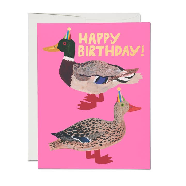 Red Cap Cards - Wholesale Birthday Card - Quacky Birthday greeting card