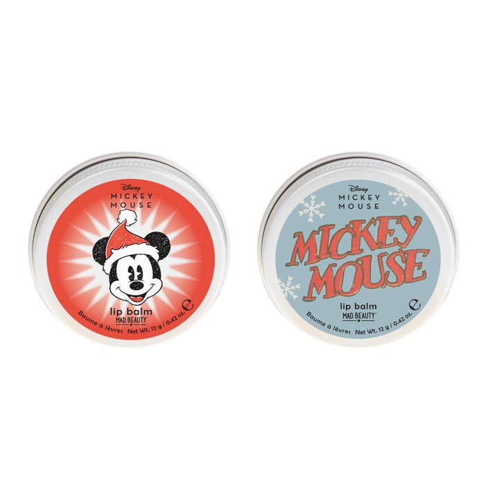 Mad Beauty USA LLC - Wholesale Lip Balm Set - Mad Beauty Disney Mickey Jingle All The Way Lip Balm Duo2