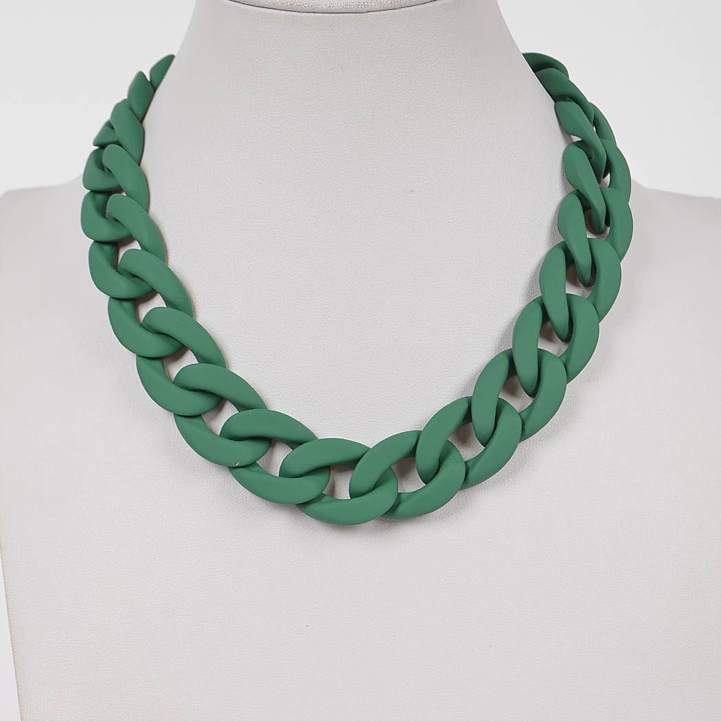 3AM BY H&D ACCESSORIES - Wholesale Link & Chain Necklace - Oversized Color Chain Necklace4