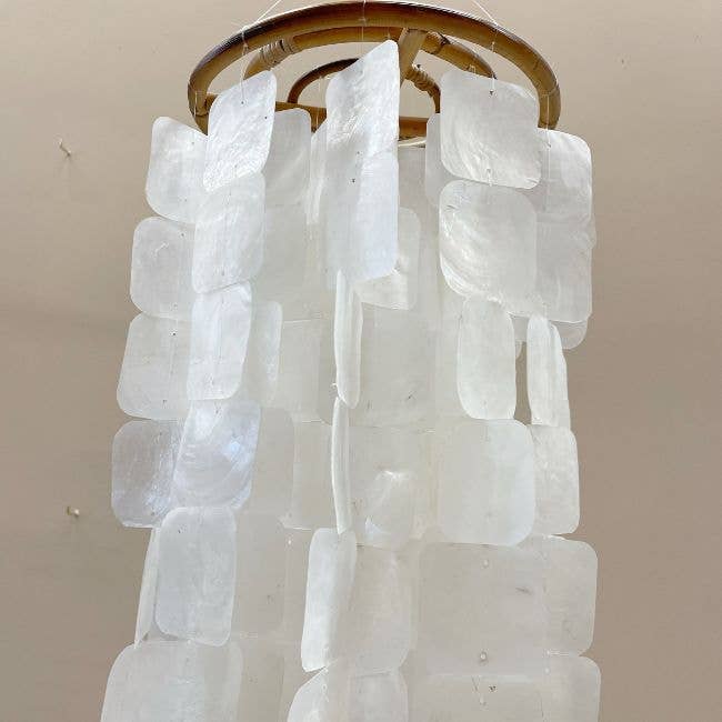 ByBazz - Wholesale Mobile - Schelpen Mobiel Bamboe Wit5