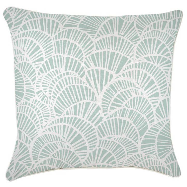 Cushion Cover-With Piping-Positano Pale Mint-60cm x 60cm for wholesale by Escape To Paradise