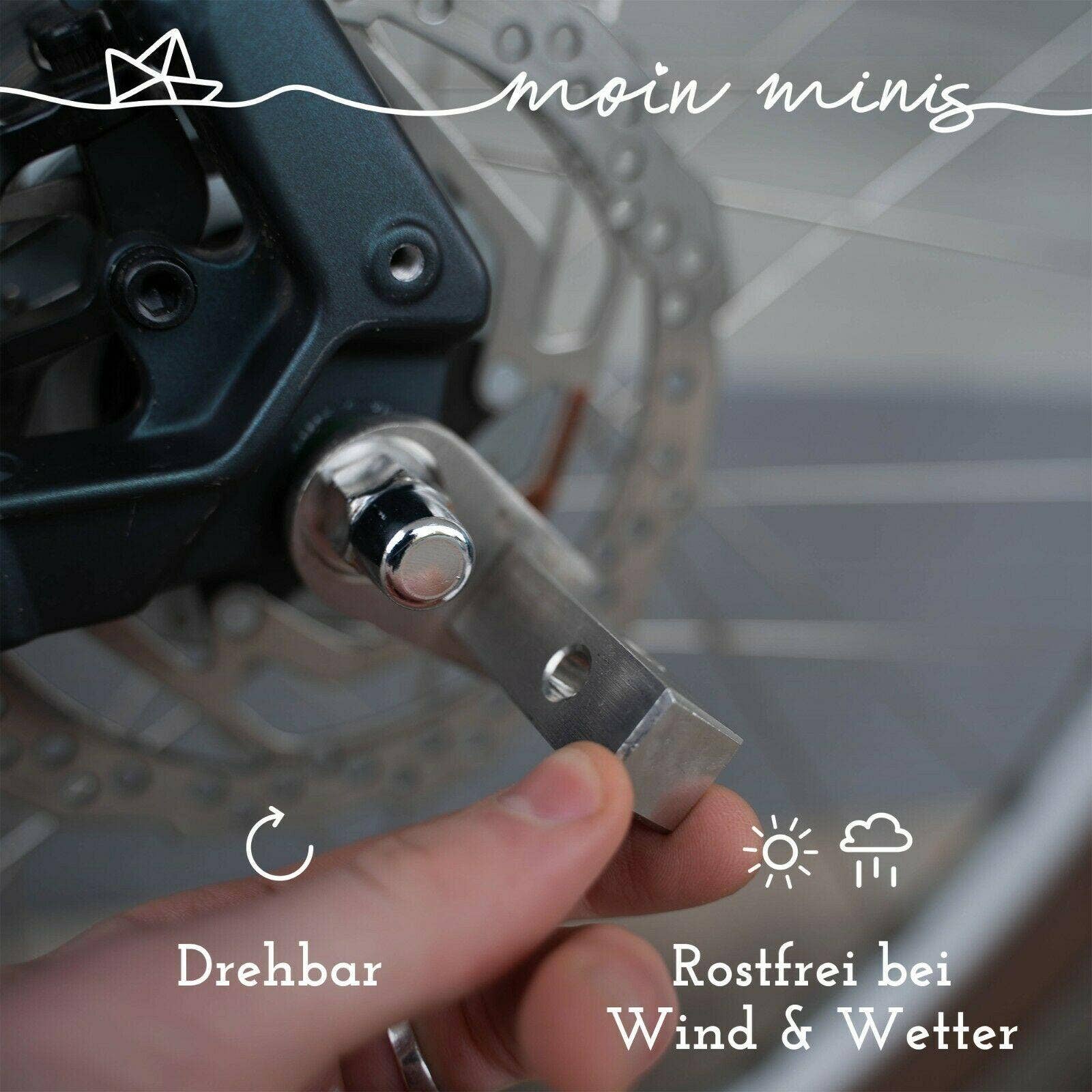 Mixcover GmbH - Wholesale Biking Accessories - Moin minis adapter Croozer bicycle trailer up to 2015, Croozer 535/737/kid1+2, van 101, cargo axle adapter additional coupling4