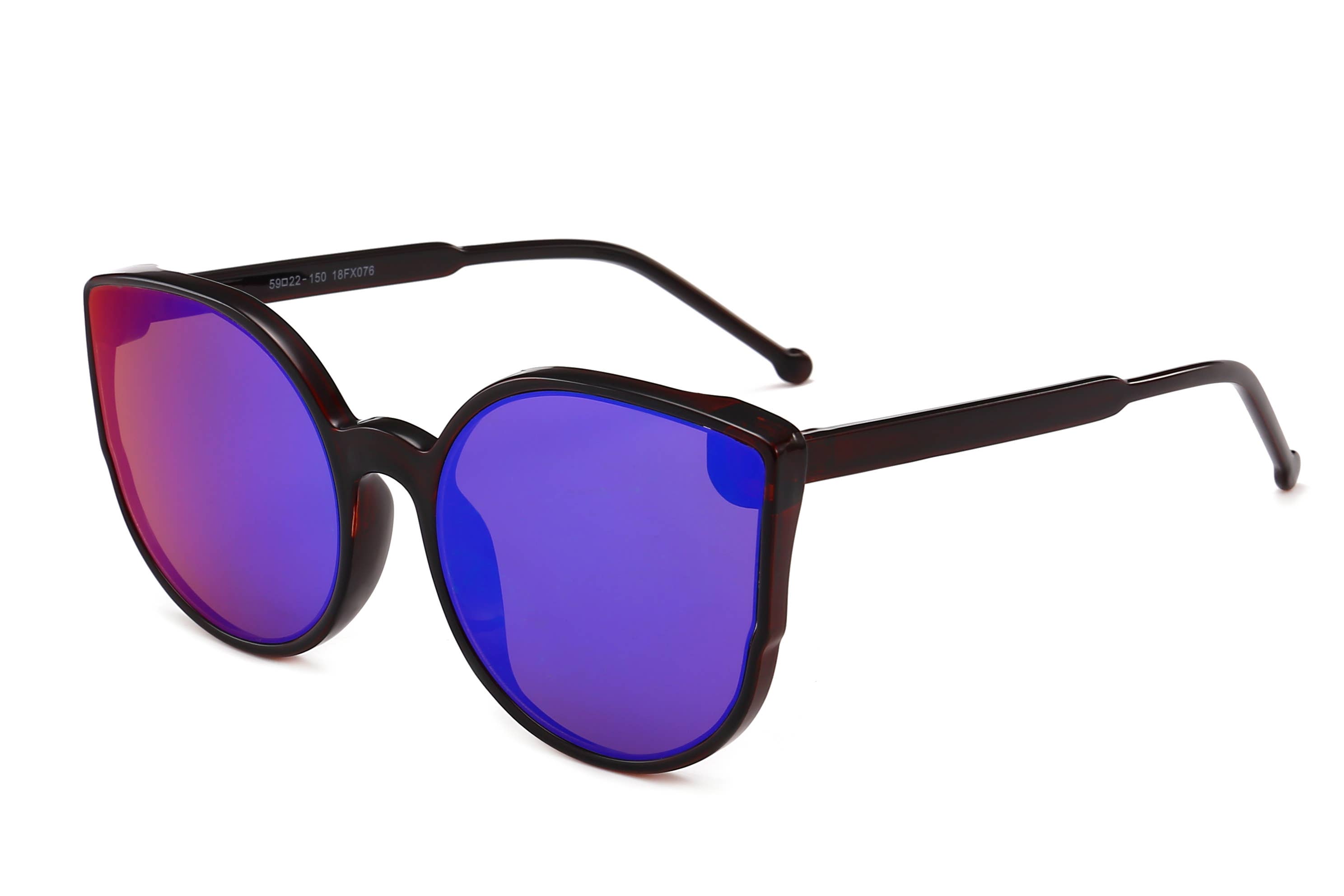 Trio Trading - Vendita all'ingrosso Occhiali da sole - Bambini - Occhiali da sole a specchio con occhi di gatto per ragazzina, assortiti, confezione da 125