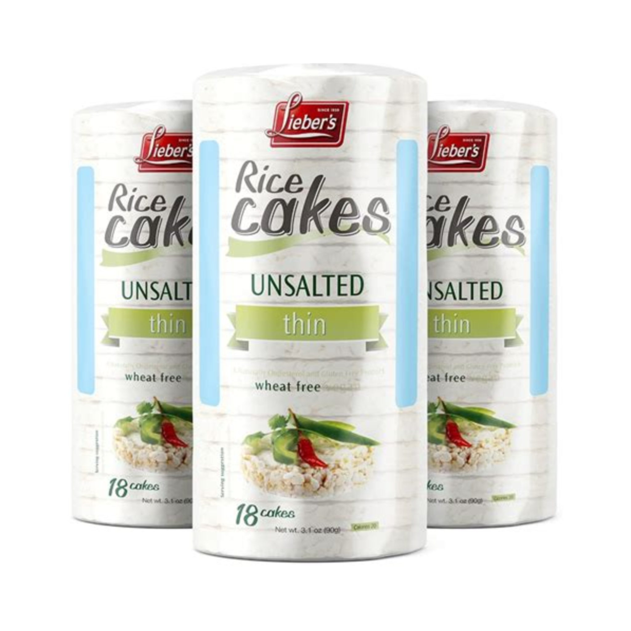 LAGMA - Wholesale Crackers - LIEBER’S THIN & UNSALTED RICE CAKES1
