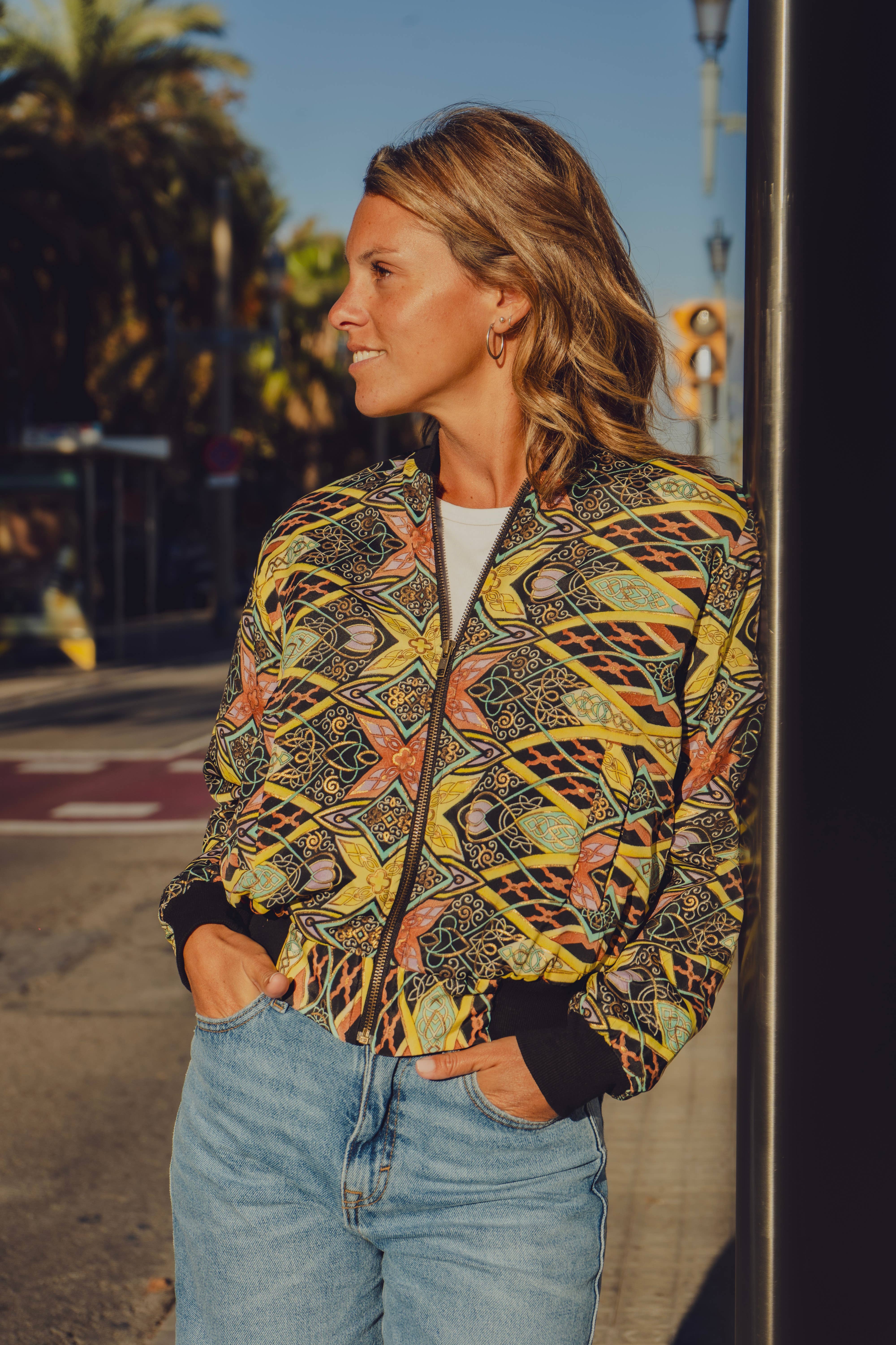 Arena Formentera - Vendita all'ingrosso Bomber - Donna - Bomber bohemien ULTIMI 3 PEZZI!0