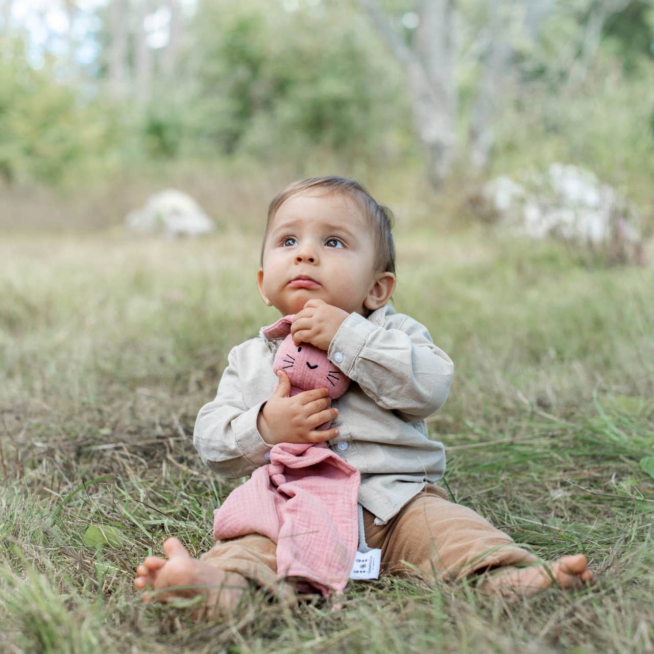 Summerville organic - Vendita all'ingrosso Copertina doudou - Neonati - Coniglietto coccoloso biologico Pale Mauve3