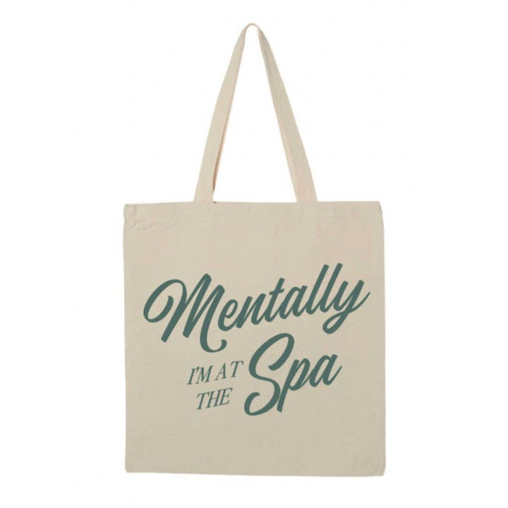 Lucky Owl - Wholesale Tote Bag - Unisex - Mentally At The Spa Tote