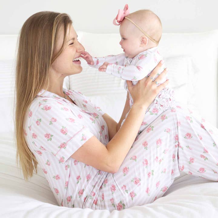 Women's Two Piece Flare Lounge Set | Rosy & Cozy for wholesale by Caden Lane