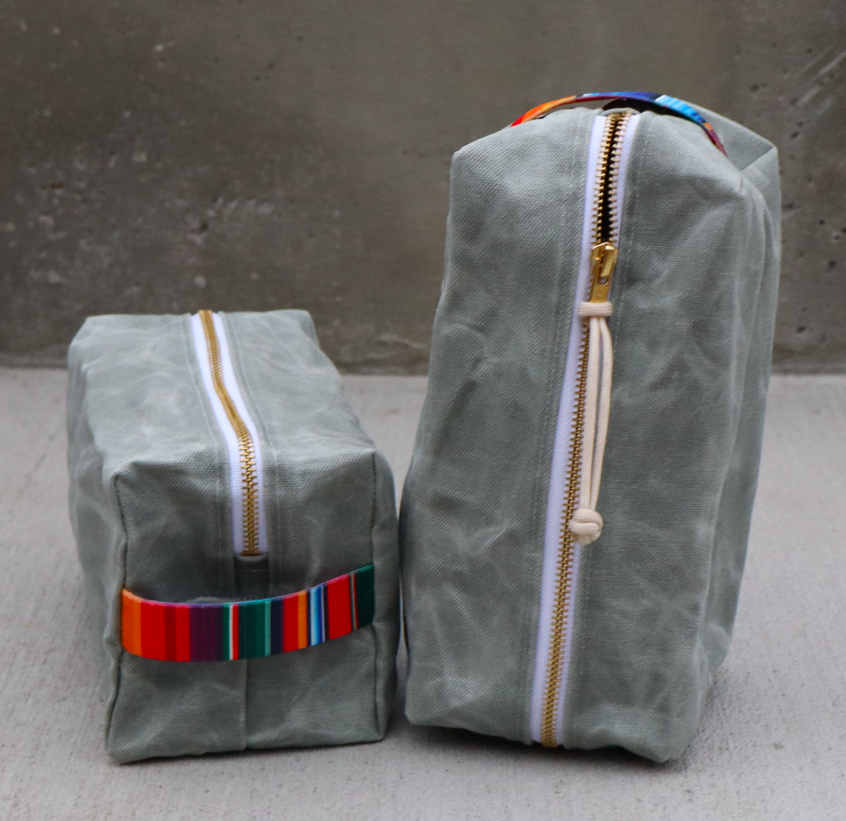 Newton Supply Co - Wholesale Toiletry Bag - Unisex - waxed canvas dopp kit8