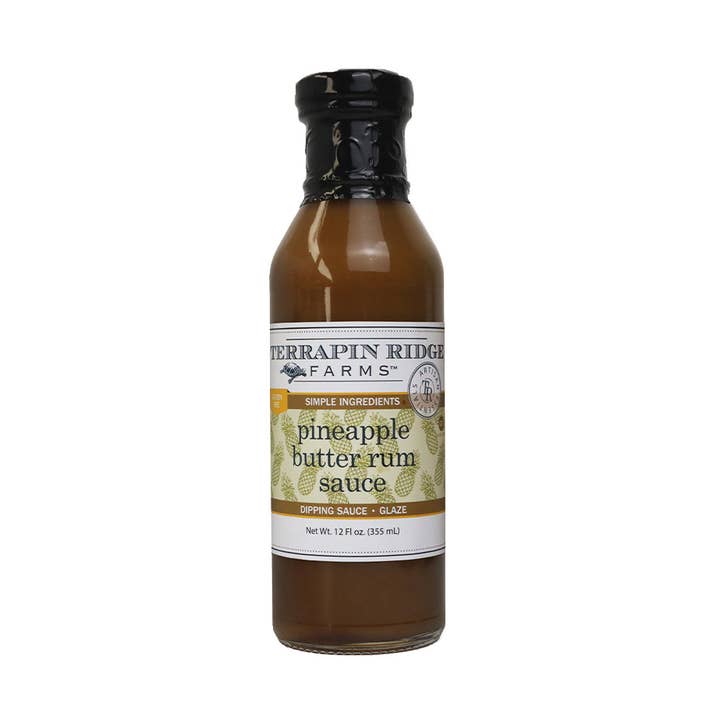 Sauce au rhum et au beurre d'ananas pour la vente par Terrapin Ridge Farms