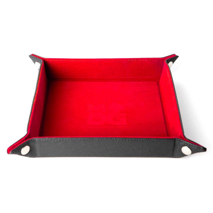 FanRoll by Metallic Dice Games - Wholesale Dice - Velvet Folding Dice Tray with Leather Backing (7 Colors)