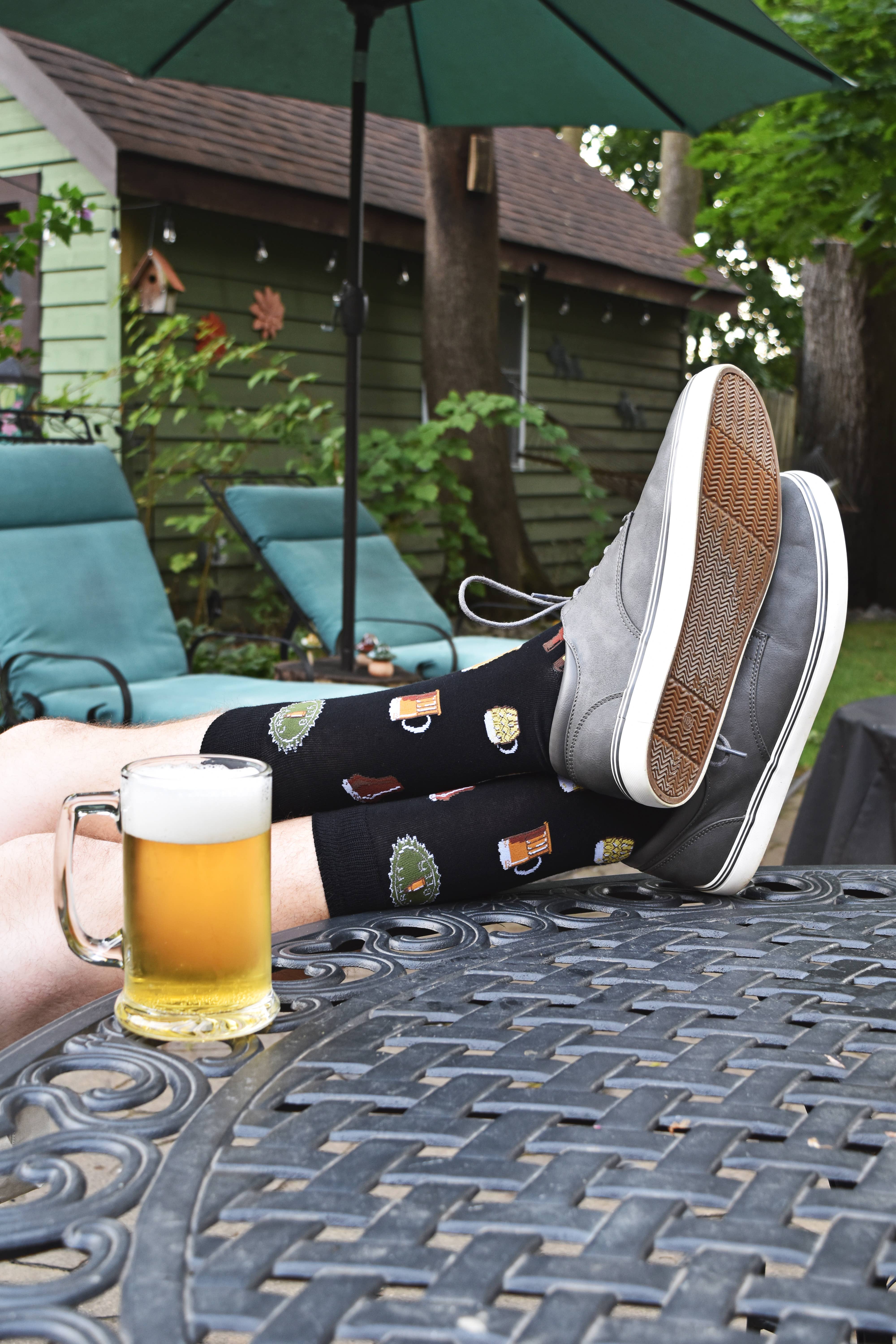 Infinity Classics International Inc. - Wholesale Sokken - Heren - Craft Beer Bamboo herensokken met crew-hoge boord2