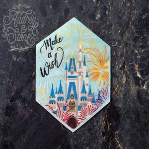 Disney Iron On Patch - Patched - Cinderella Castle - Best Day Ever