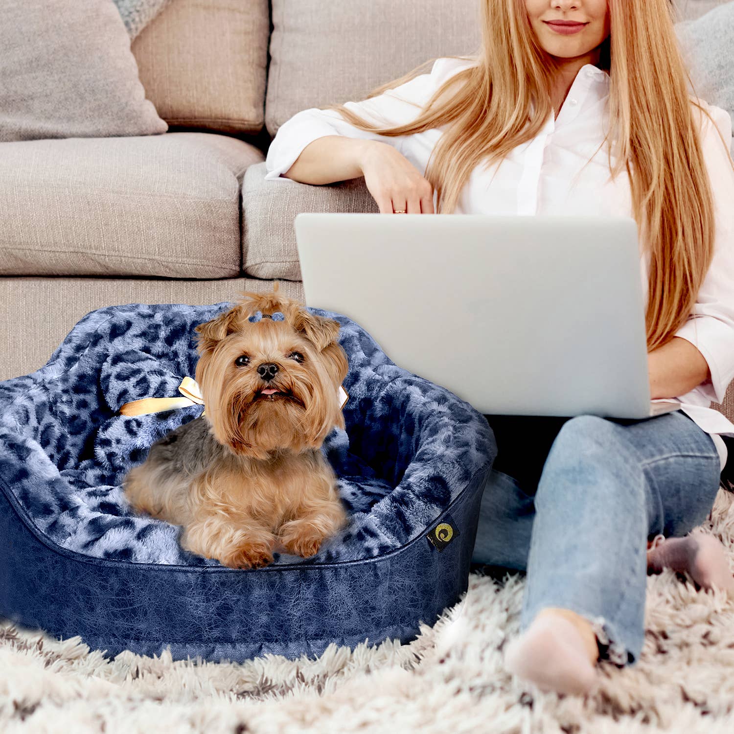 Precious Tails - Wholesale Pet Bed - Cat/Dog - Precious Tails Leopard Princess Bed8