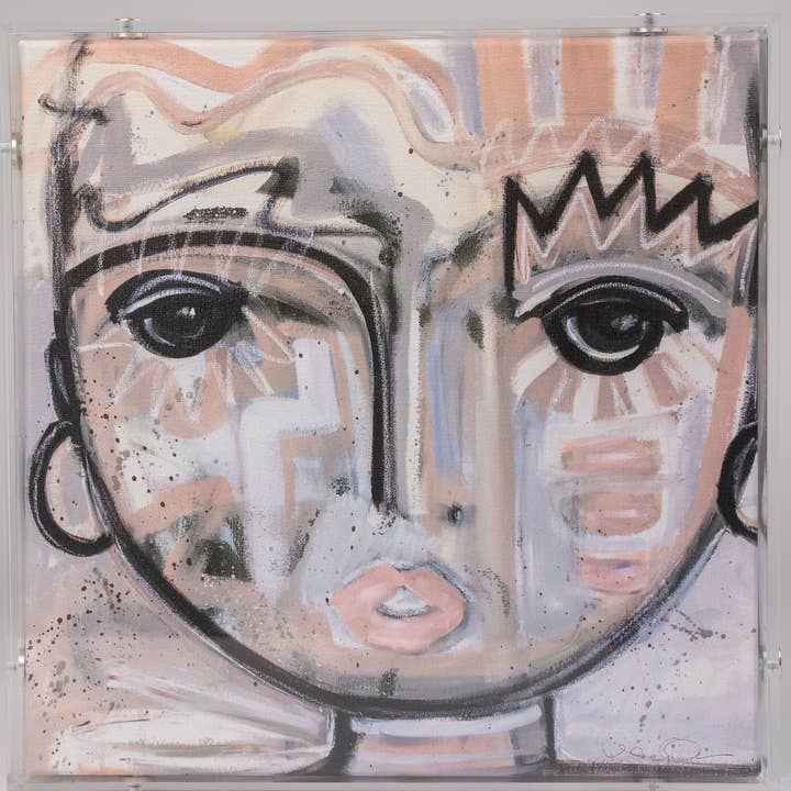 Acrylique Dreaming pour la vente par Windy O'Connor Art & Home