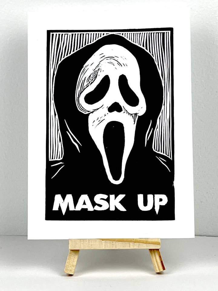 MASK UP - Ghostface for wholesale by Pixel Palmer