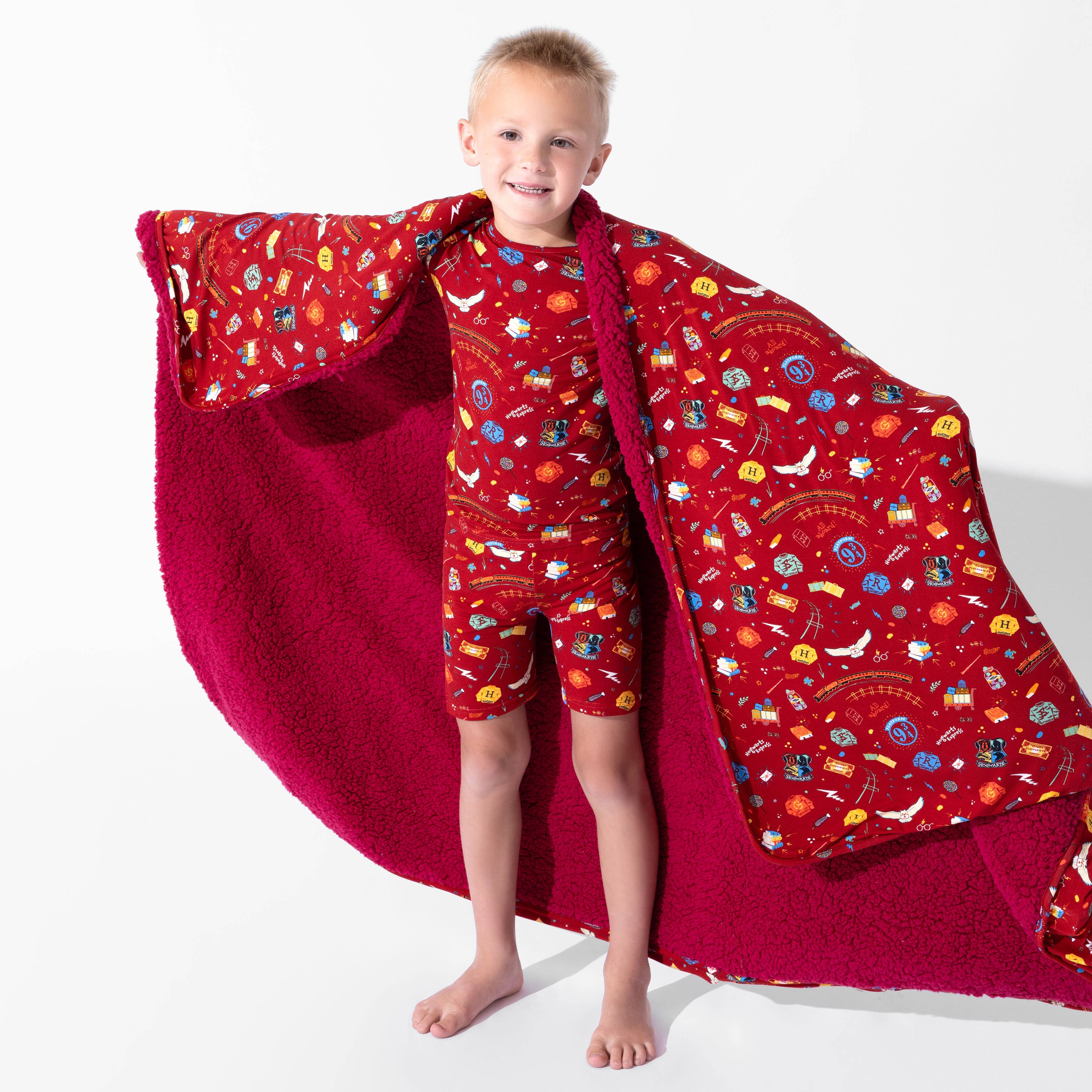 Bellabu Bear - Wholesale Bedding Blanket - Kids & Baby - Harry Potter Hogwarts Express Bamboo Blanket2