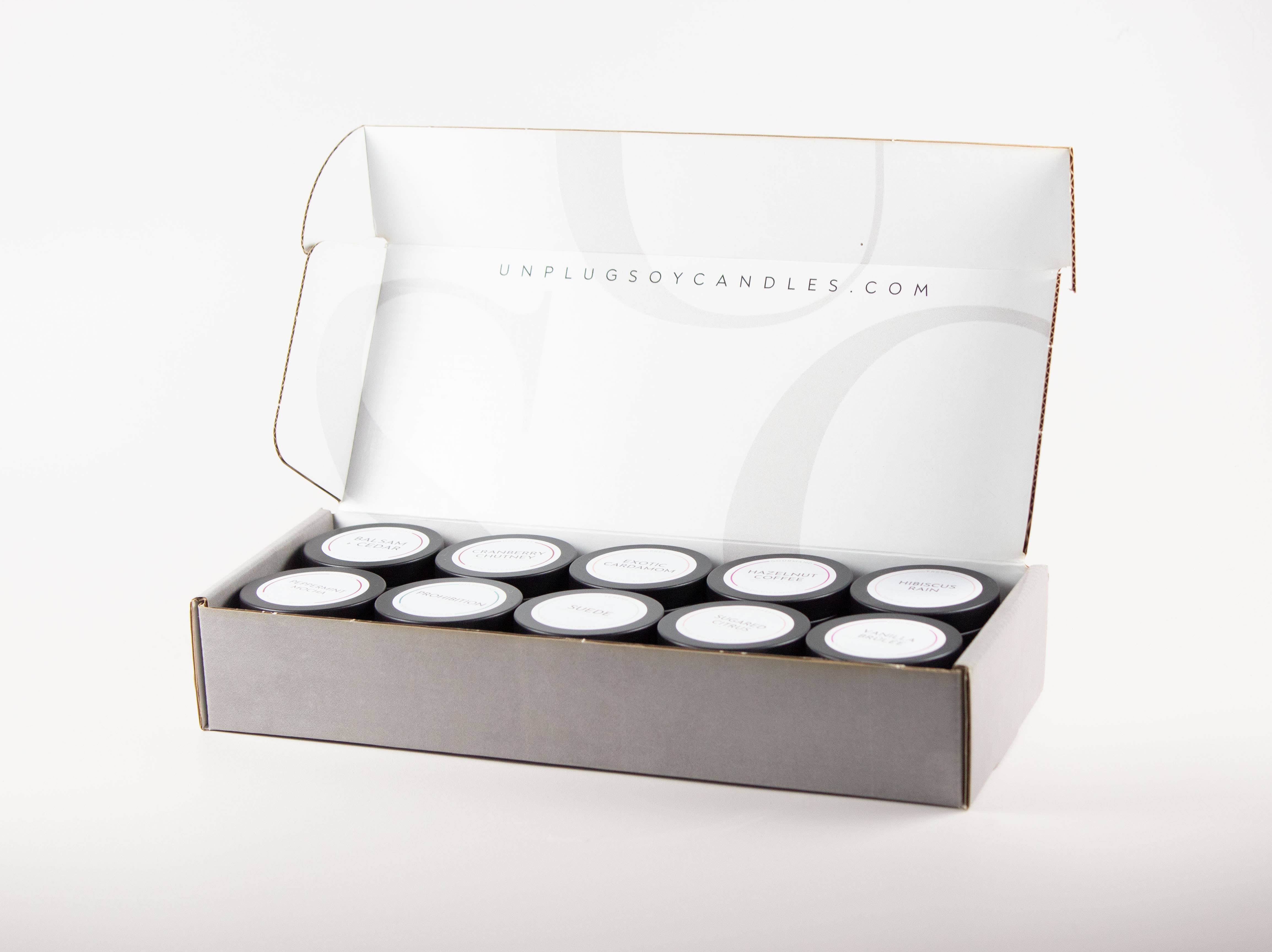 Unplug Soy Candles - Wholesale Retailer Sample - Home Decor - Fragrance Discovery Kit - Scent Testers - *SEE DESCRIPTION*5