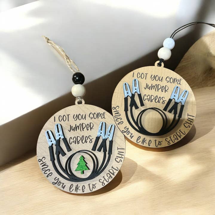 Ti ho preso un ornamento di cavi di avviamento| WS per la vendita all'ingrosso da parte di Griswold's Galore