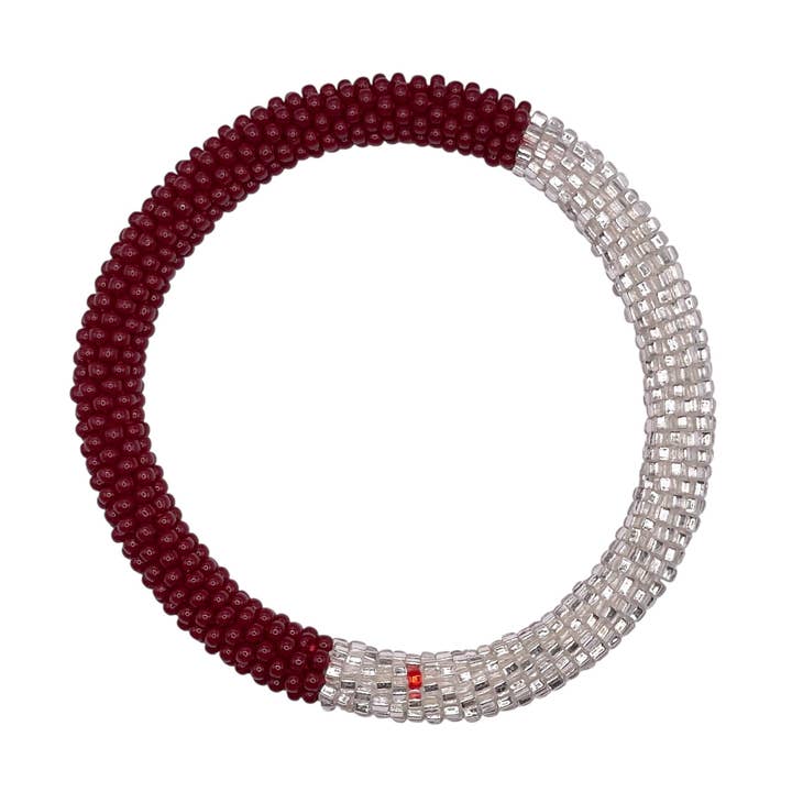 Nepal Mission-Burgundy & Silver Blocks for wholesale by Noble Venture