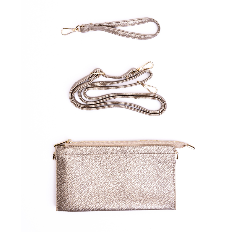 a Wink & a Nod - Wholesale Crossbody Bag - Women's - Abby 3-in-1 Handbag - Pewter1