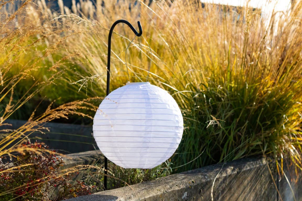 Allsop Home & Garden - Wholesale Outdoor/Lawn Light - Soji Original 12" Globe Solar Lantern - White7