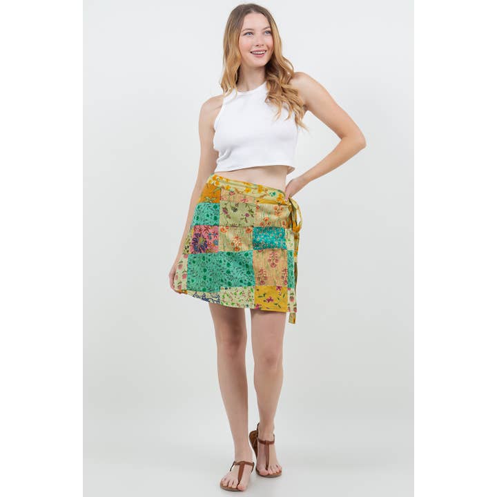 Gonna Mini a Portafoglio Patchwork per la vendita all'ingrosso da parte di Avatar Imports LLC